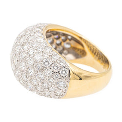 Bague Cocktail en or blanc, or jaune et diamants - Castafiore