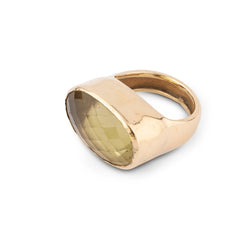 Bague Cocktail en or et péridot - Castafiore