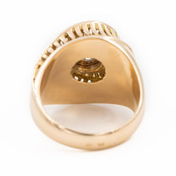 Bague Cocktail en or jaune et diamant - Castafiore