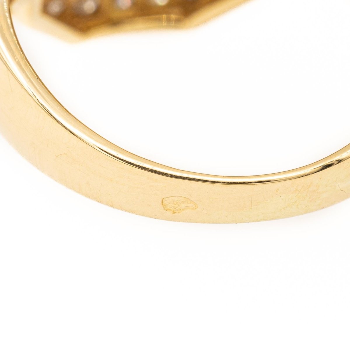 Bague Cocktail en or jaune et saphir - Castafiore