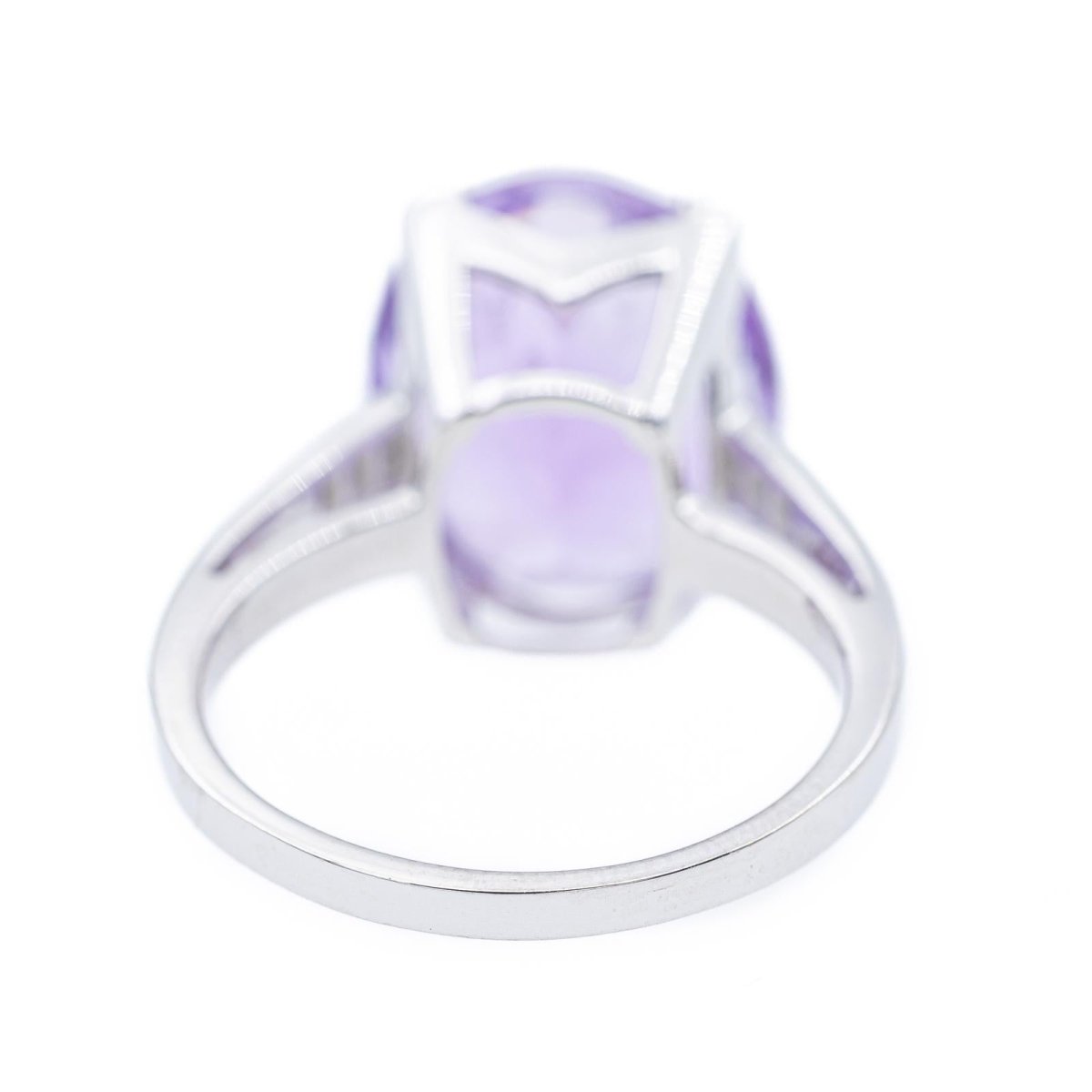 Bague Cocktail MAUBOUSSIN "Mon bébé d'Amour" en or blanc et améthyste - Castafiore