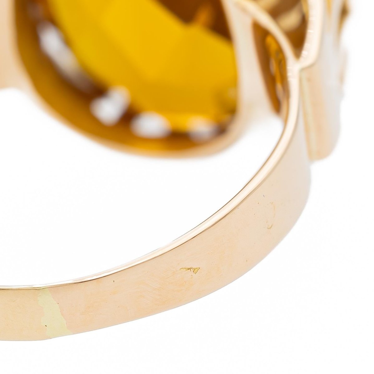 Bague Cocktail Or jaune Citrine - Castafiore
