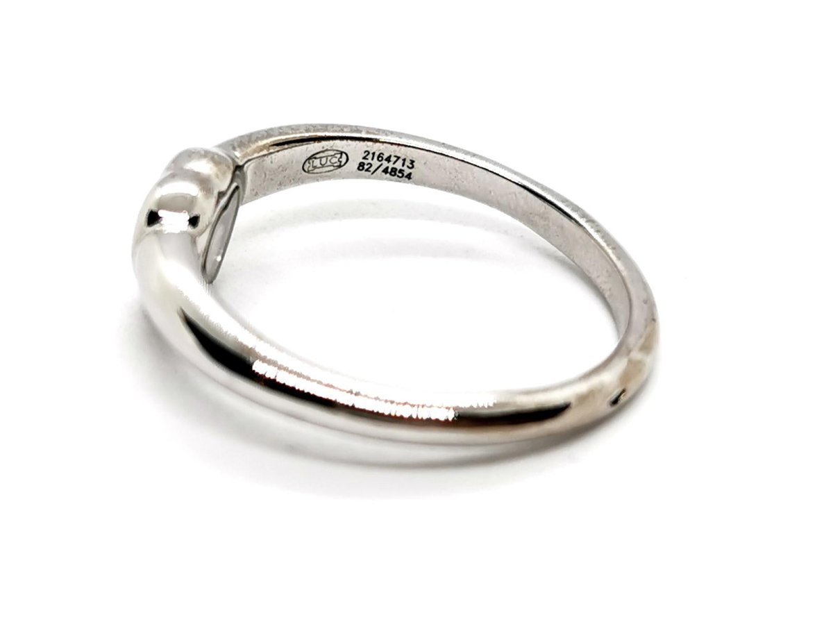 Bague Coeur CHOPARD "Happy Diamonds" en or blanc et diamant - Castafiore