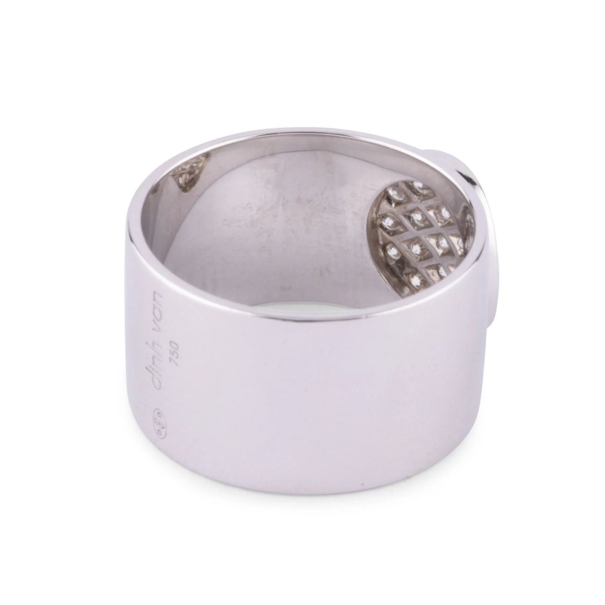 Bague de la Maison Dinh Van,modèle Anthea en or gris - Castafiore
