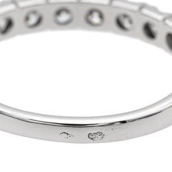 Bague Demi alliance Or blanc Saphir - Castafiore