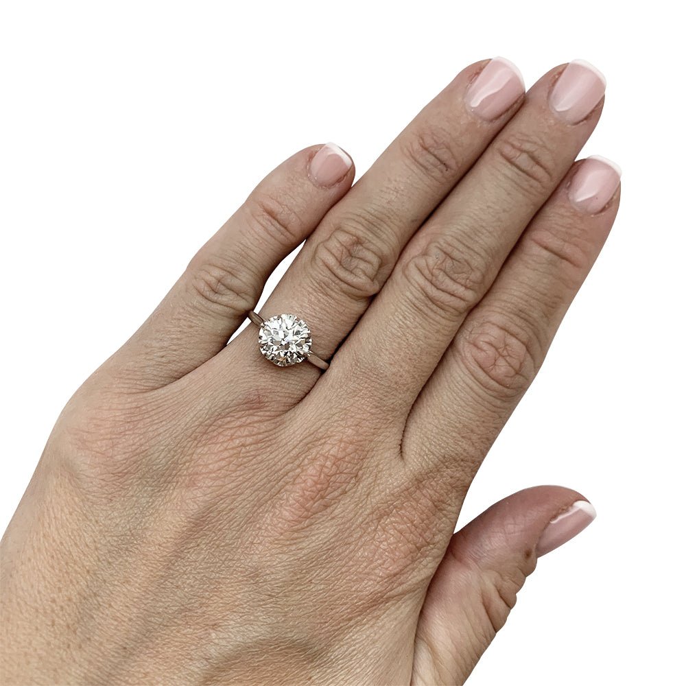 Bague diamant 1,52 carat en platine et or - Castafiore