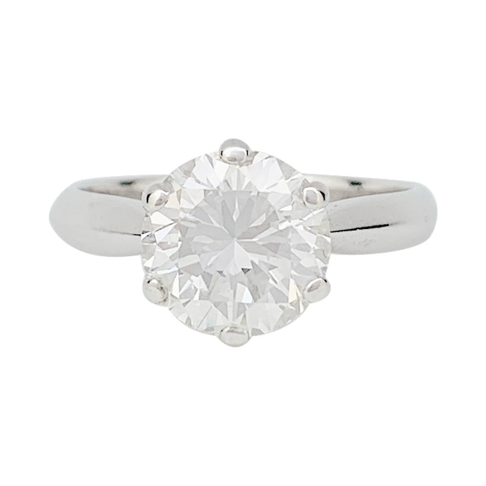 2.52 carat diamond ring, in white gold – Castafiore