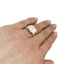 Bague diamant 5,97 carats, or et platine - Castafiore