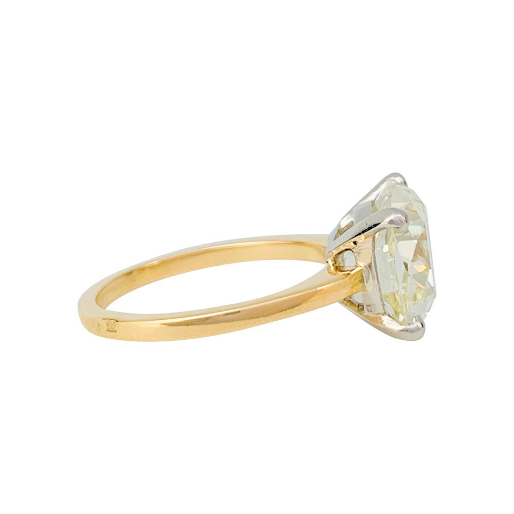 Bague diamant 5,97 carats, or et platine - Castafiore