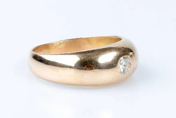 Bague diamant en or jaune 18 carats - Castafiore