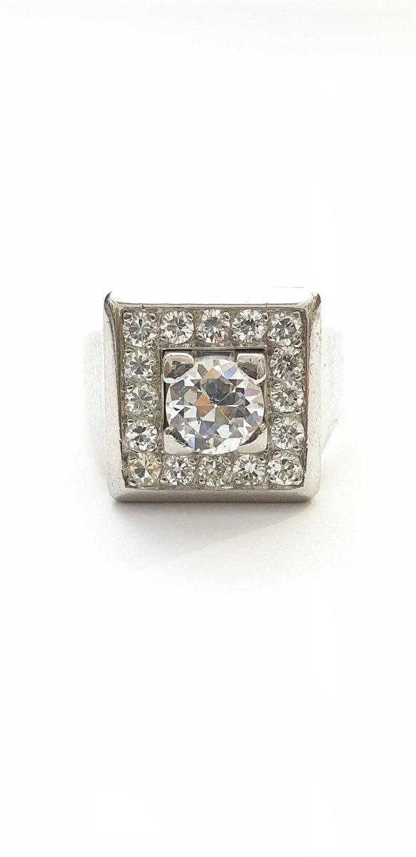 Bague diamants vintage - Castafiore