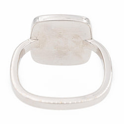 Bague DINH VAN "Impression" en or blanc et nacre - Castafiore