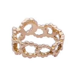 Bague DIOR "Archi Dior" "Milieu du siècle" en or rose et diamants - Castafiore