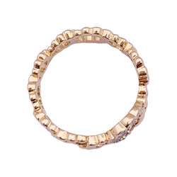 Bague DIOR "Archi Dior" "Milieu du siècle" en or rose et diamants - Castafiore