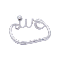 Bague Dior, "Dioramour - Oui", or blanc, diamant - Castafiore