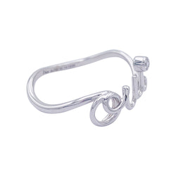 Bague Dior, "Dioramour - Oui", or blanc, diamant - Castafiore