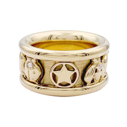 Bague DIOR "Gri-Gri" en or jaune et diamants - Castafiore