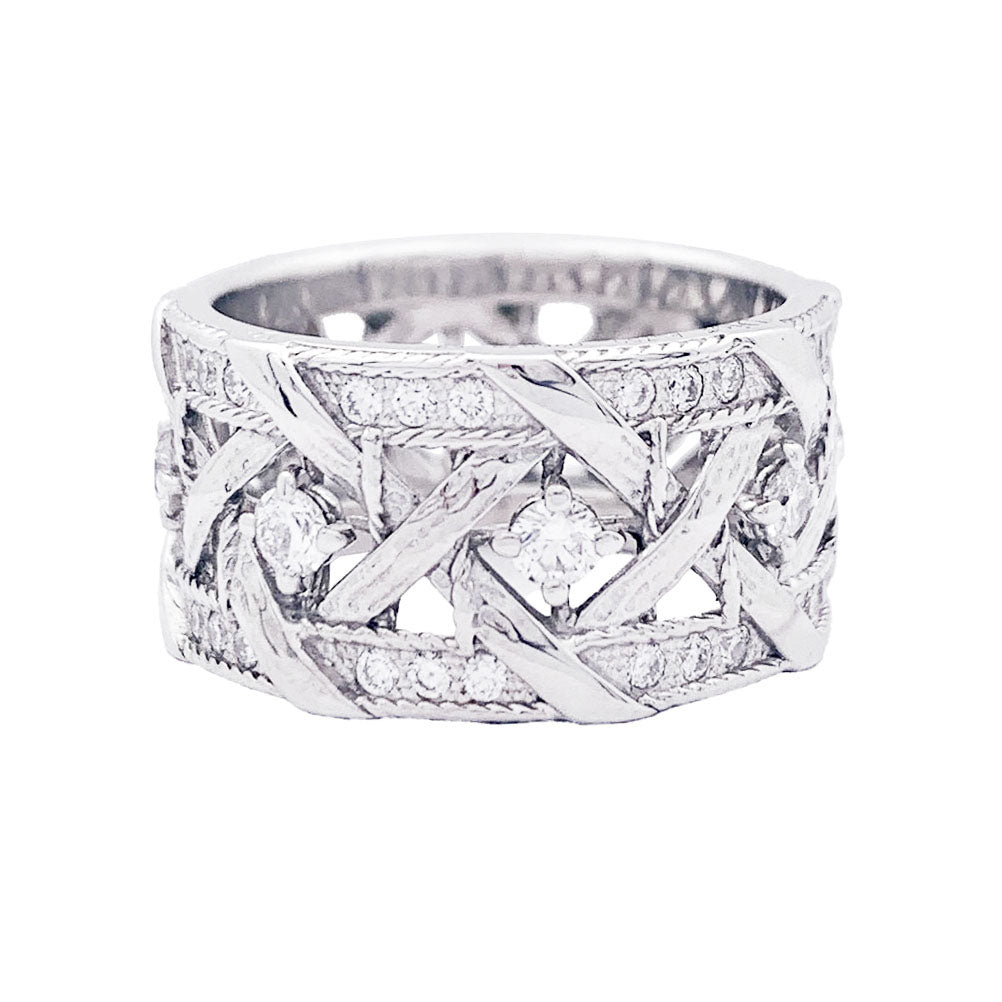Bague DIOR "My Dior", or blanc et diamants - Castafiore