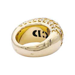 Bague DIOR "Poulette" en or jaune et diamants - Castafiore