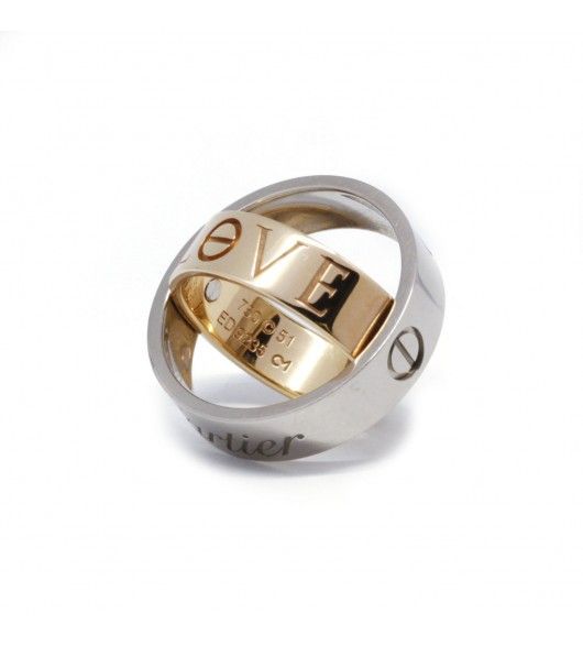 Cartier double outlet love ring