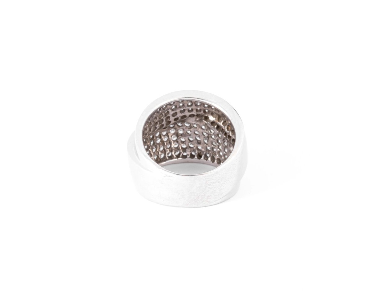 Bague double ruban en Diamant - Castafiore