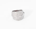 Bague double ruban en Diamant - Castafiore