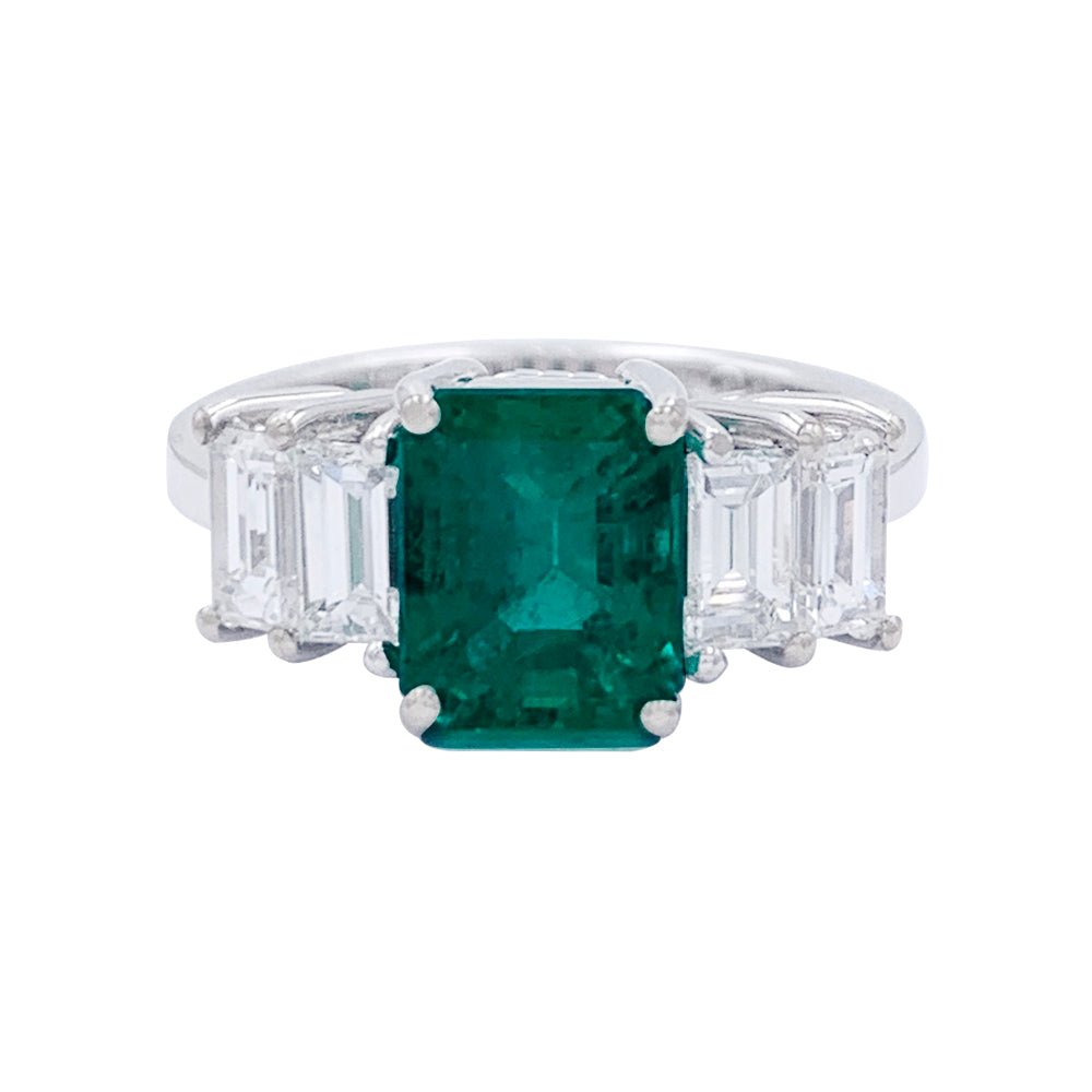 instinct Arashigaoka Exactly Ring of emerald gold, diamonds