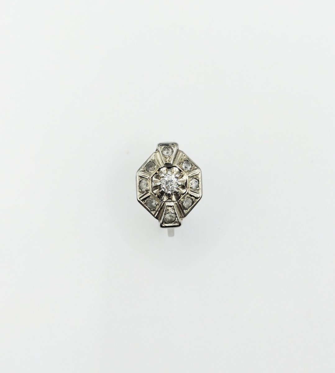 Bague en or blanc et diamants - Castafiore