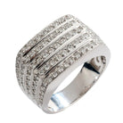 Bague en or blanc et diamants - Castafiore