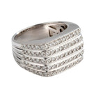 Bague en or blanc et diamants - Castafiore