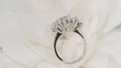Bague en or blanc et diamants - Castafiore