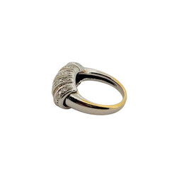 Bague en or blanc et diamants - Castafiore