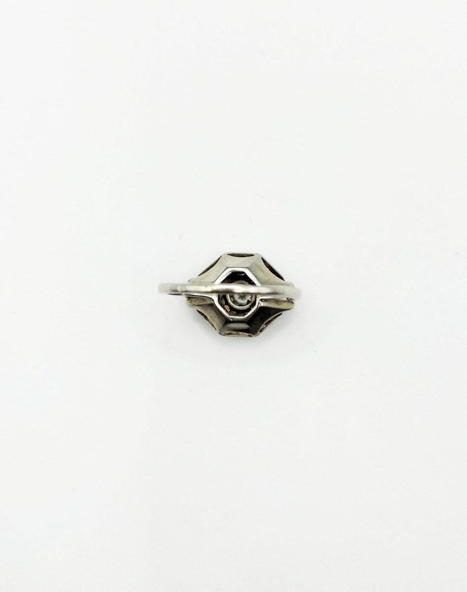 Bague en or blanc et diamants - Castafiore