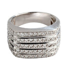 Bague en or blanc et diamants - Castafiore