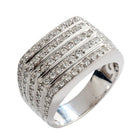 Bague en or blanc et diamants - Castafiore