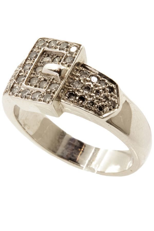 Bague En Or Blanc Et En Diamants - Castafiore