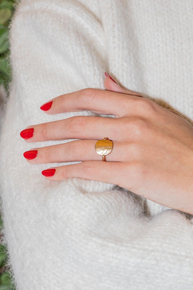 Bague en or jaune - Castafiore