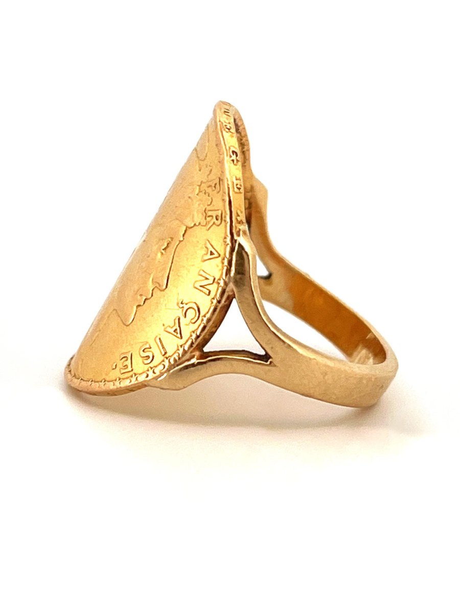 Bague en or jaune - Castafiore