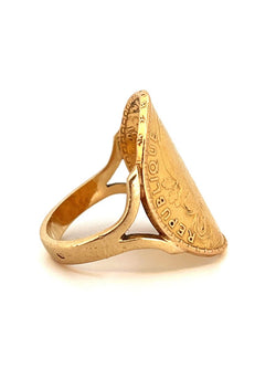 Bague en or jaune - Castafiore