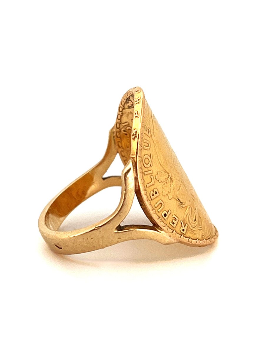 Bague en or jaune - Castafiore