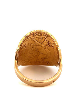 Bague en or jaune - Castafiore