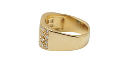 Bague en or jaune, diamants et saphirs - Castafiore
