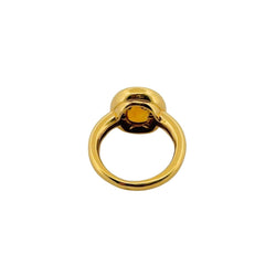 Bague en or jaune et citrine - Castafiore
