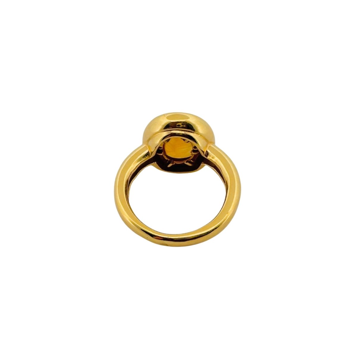 Bague en or jaune et citrine - Castafiore