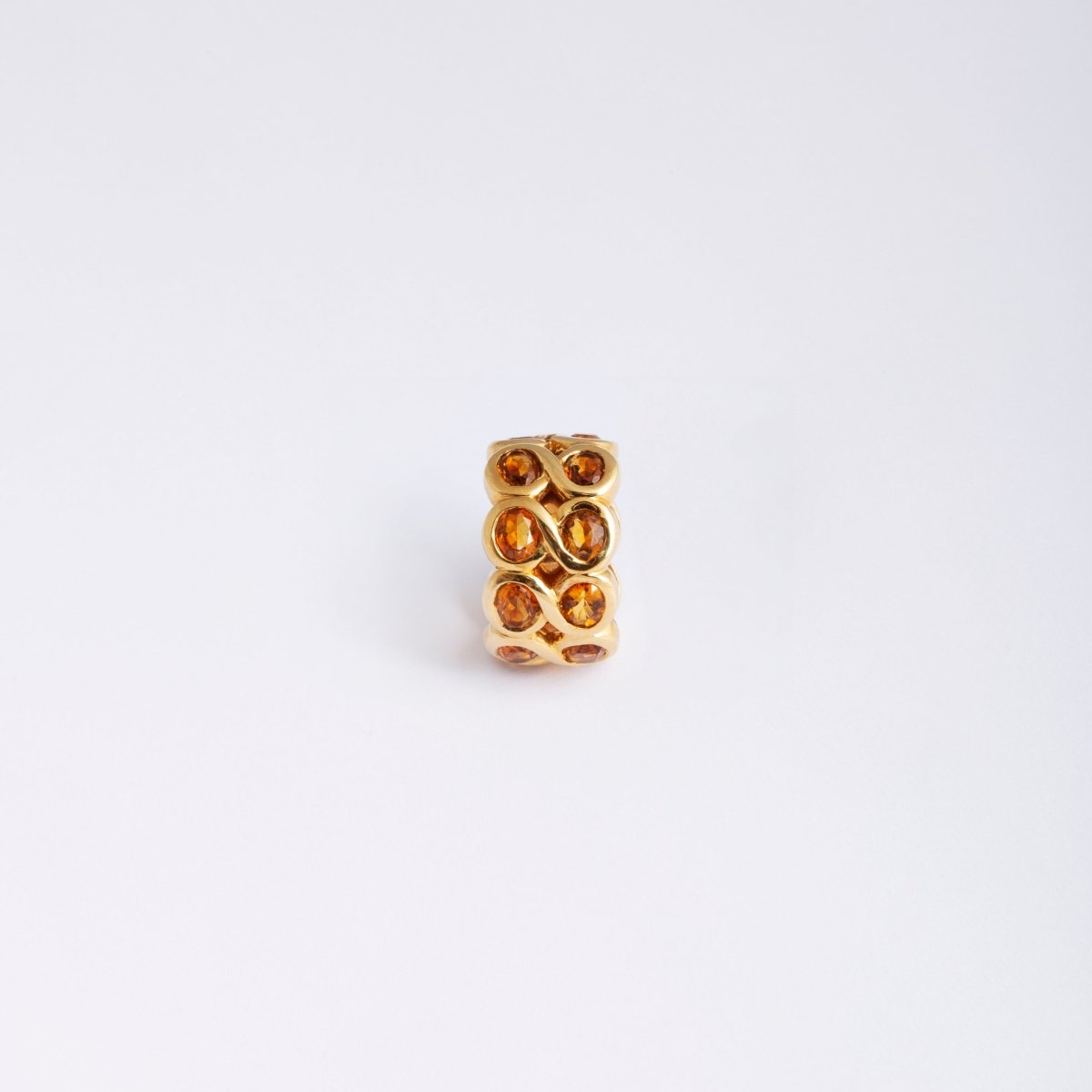 Bague en or jaune et citrines - Castafiore