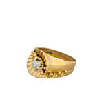 Bague en or jaune et diamant - Castafiore