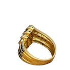 Bague en or jaune et diamants - Castafiore