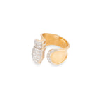 Bague en or jaune et diamants - Castafiore