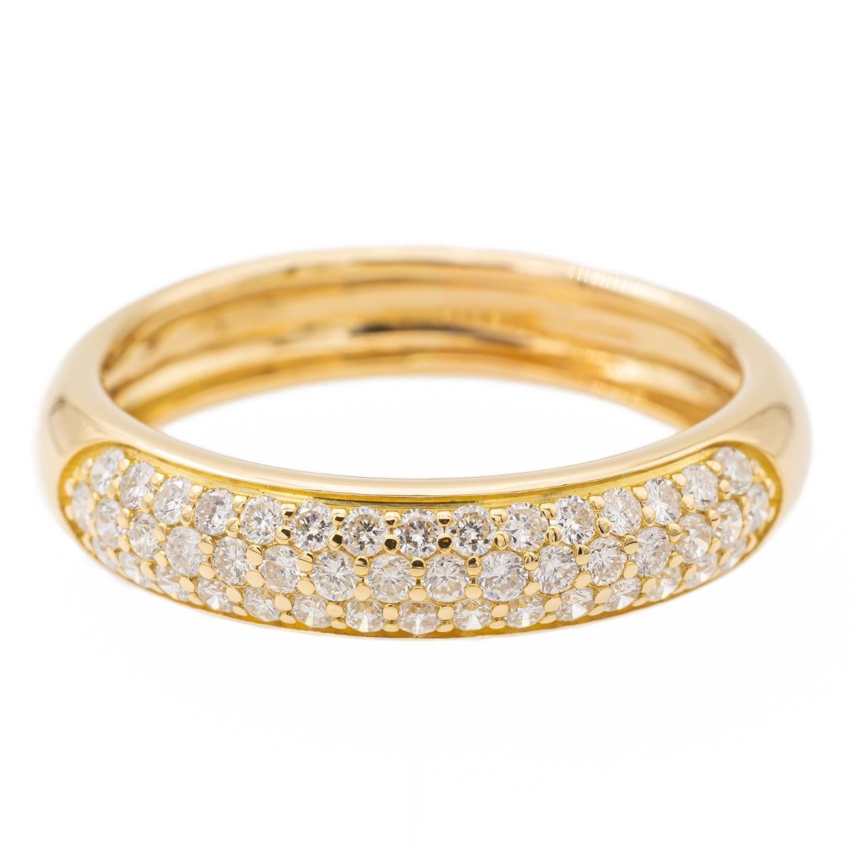 Bague en or jaune et diamants - Castafiore