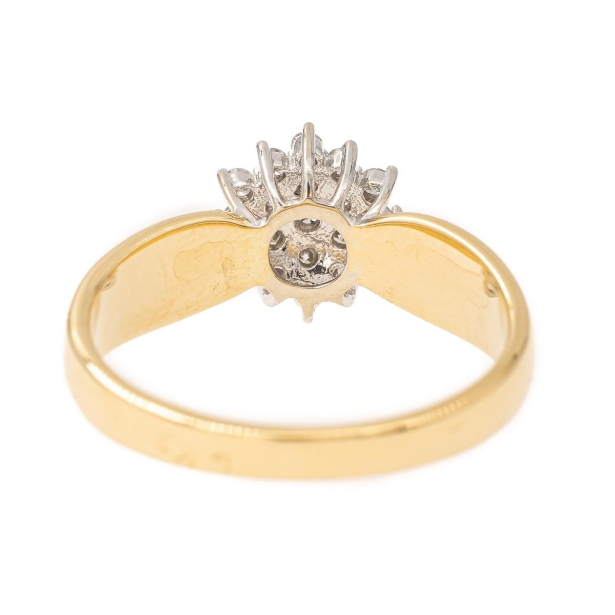 Bague en or jaune et diamants - Castafiore